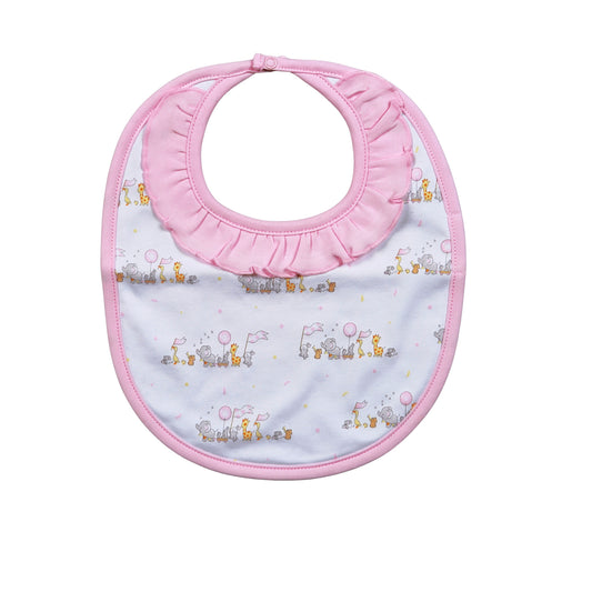 PRD-318 Pink Baby Parade Pima Bib