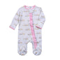 PRD-399 Pink Baby Parade  Pima Zipper Footie