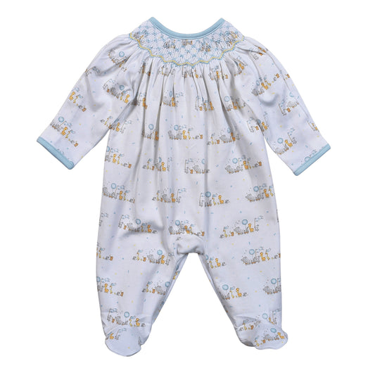 PRD-514 Blue Baby Parade Pima Hand Smk Footie