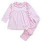 PDS-220 Pink Plaid Pima pants set