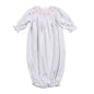 TDO-519 TDO-519 Pink Tiny Dots Pima Hand Smk GOWN