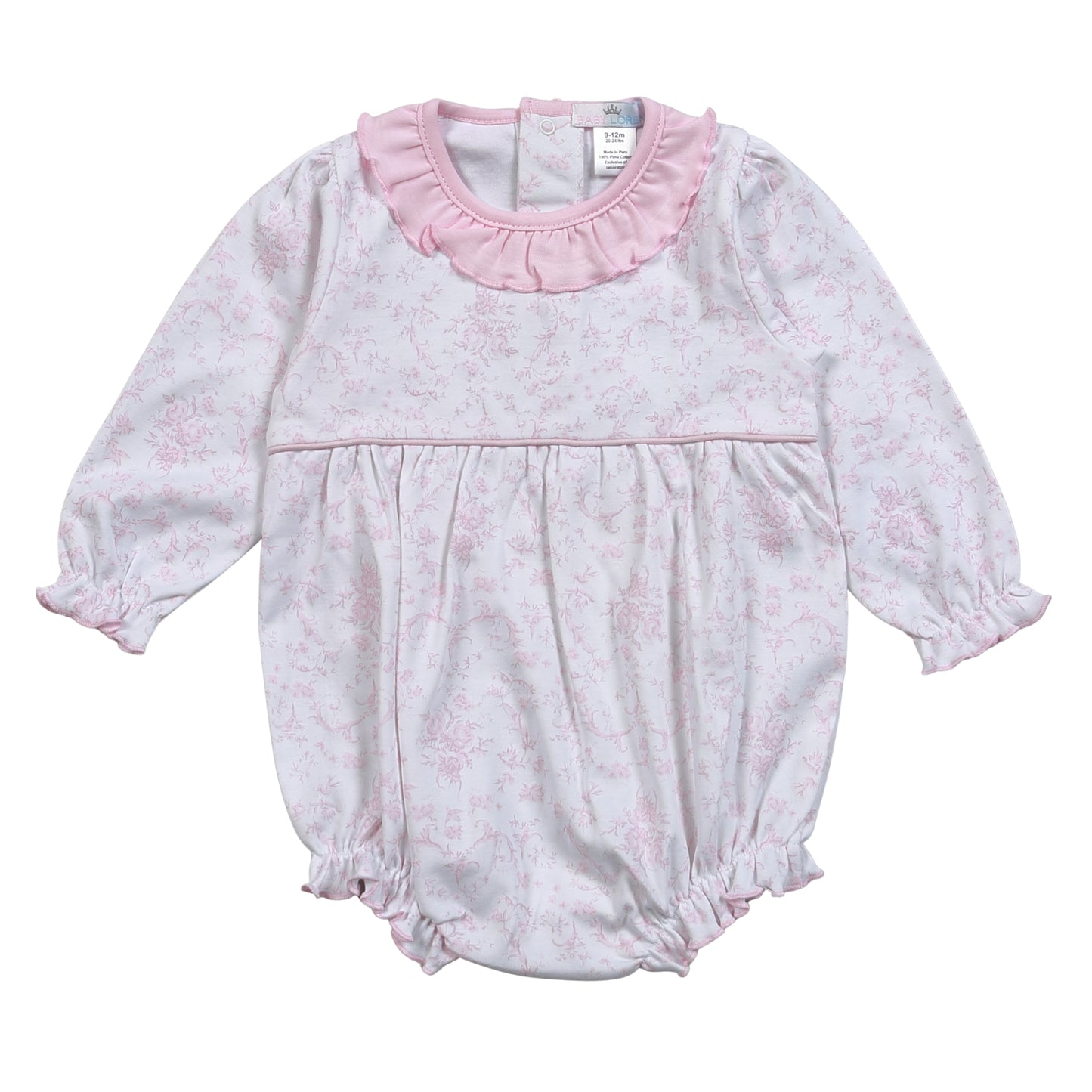 PNP-230 Penelope Pink Floral Pima Bubble