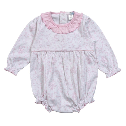 PNP-230 Penelope Pink Floral Pima Bubble