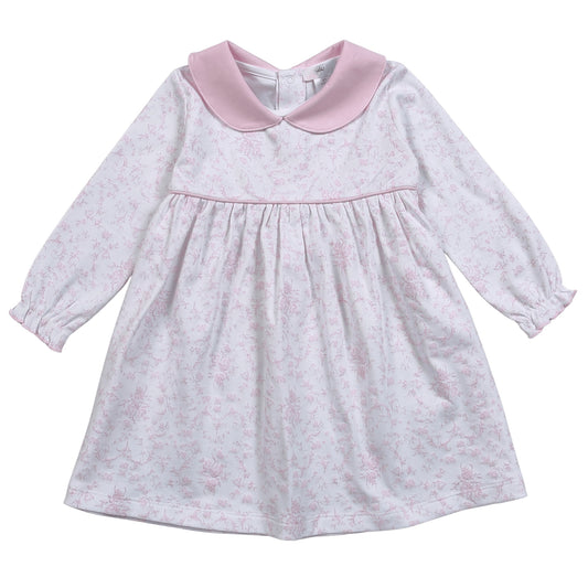 PNP-240 Penelope Pink Floral Pima Dress