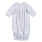 TDO-419 Grey Tiny Dots Pima Hand Smk GOWN