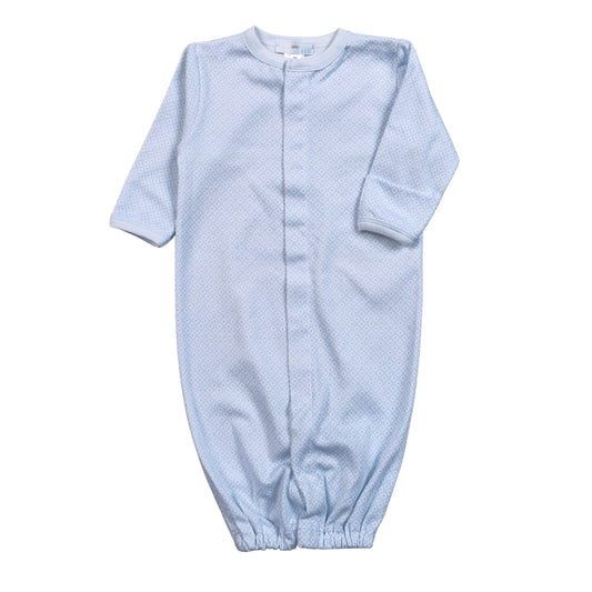 LDI-211 Blue Diamond Print  Pima Converter Gown