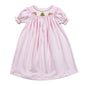 PCT-540 Pink Hand Smocked Christmas bishop