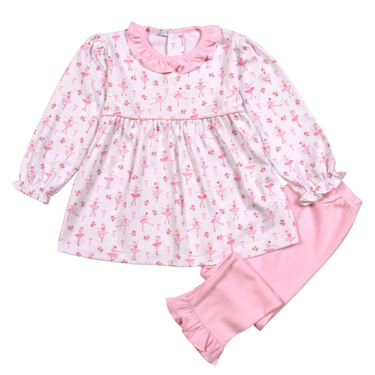 BLL-220 Ballet Dancers Pima pants set