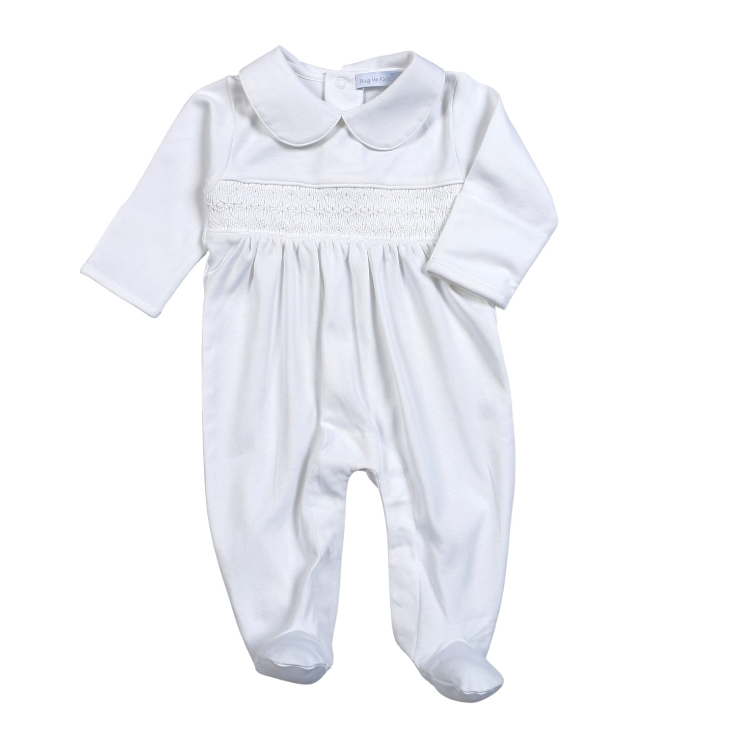 BCL-114 Classic Hand Smocked Pima Footie