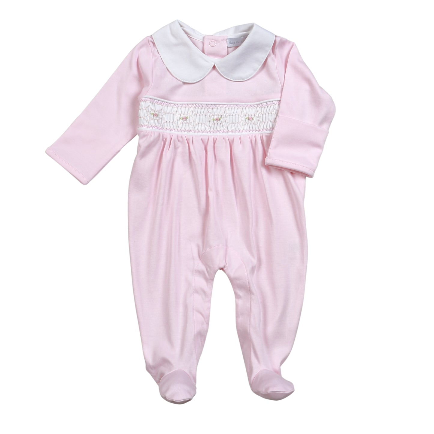 BCL-114 Classic Hand Smocked Pima Footie
