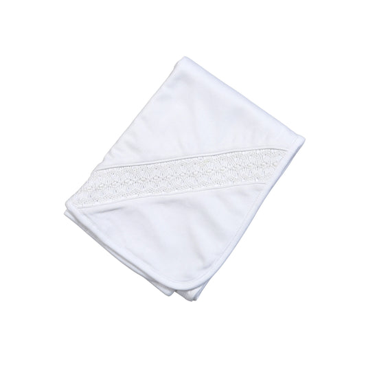 BCL-116 Classic Hand Smocked Pima Blanket