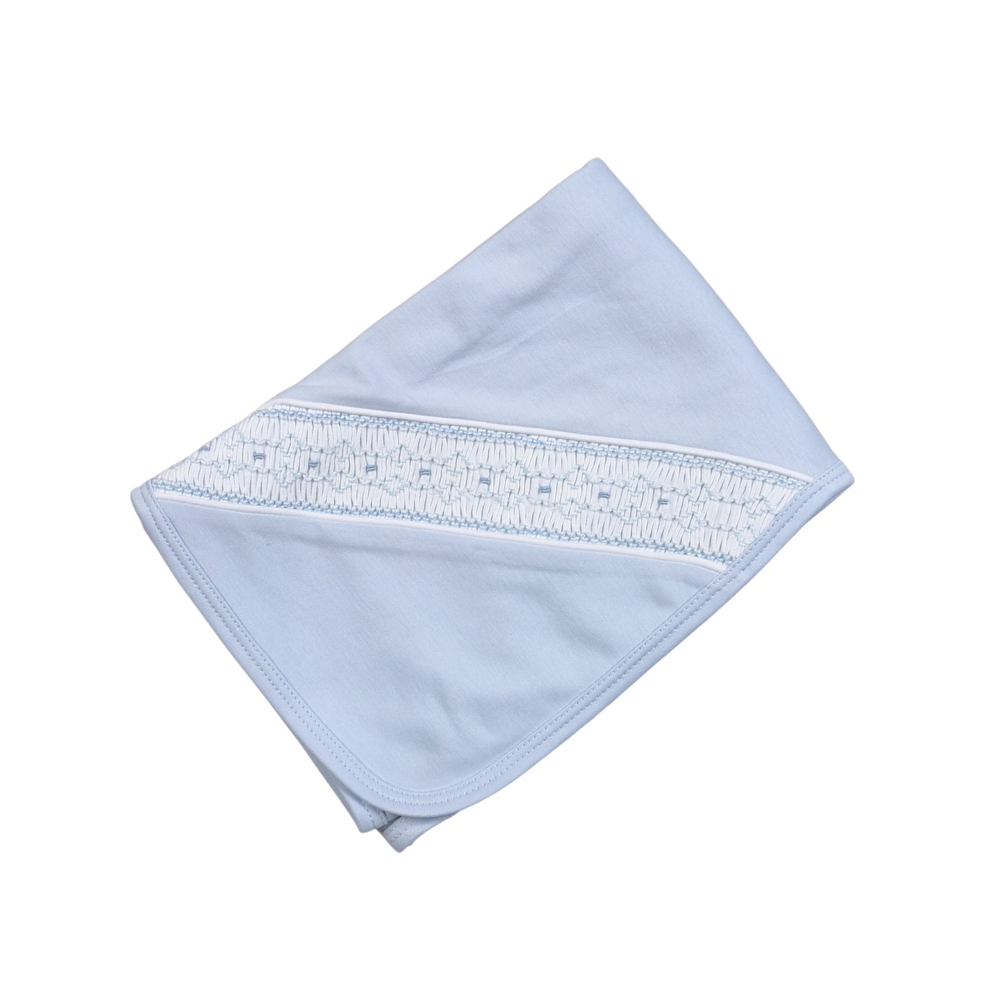 BCL-116 Classic Hand Smocked Pima Blanket