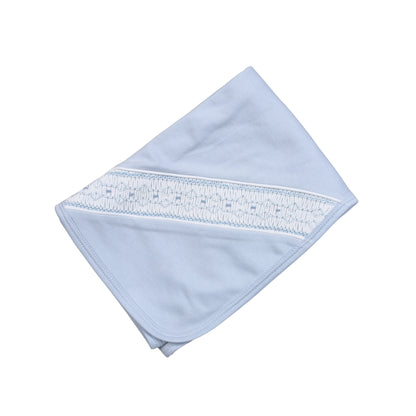 BCL-116 Classic Hand Smocked Pima Blanket