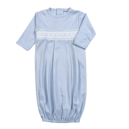 BCL-119 Classic Hand Smocked Pima GOWN