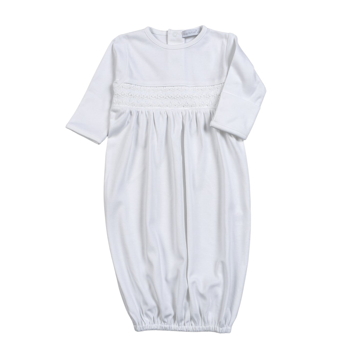 BCL-119 Classic Hand Smocked Pima GOWN
