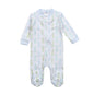 ESB-399 EASTER BUNNIES PIMA ZIPPER FOOTIE