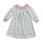 CRG-540 Christmas Garlands Pima Hand Smocked Bishop Dress