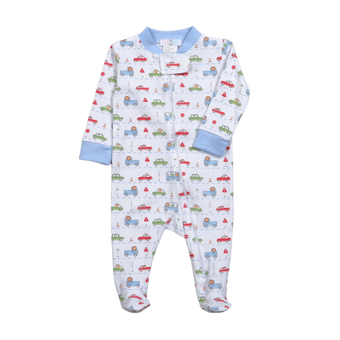 LDR-299 Little Drivers Pima Zipper no feet