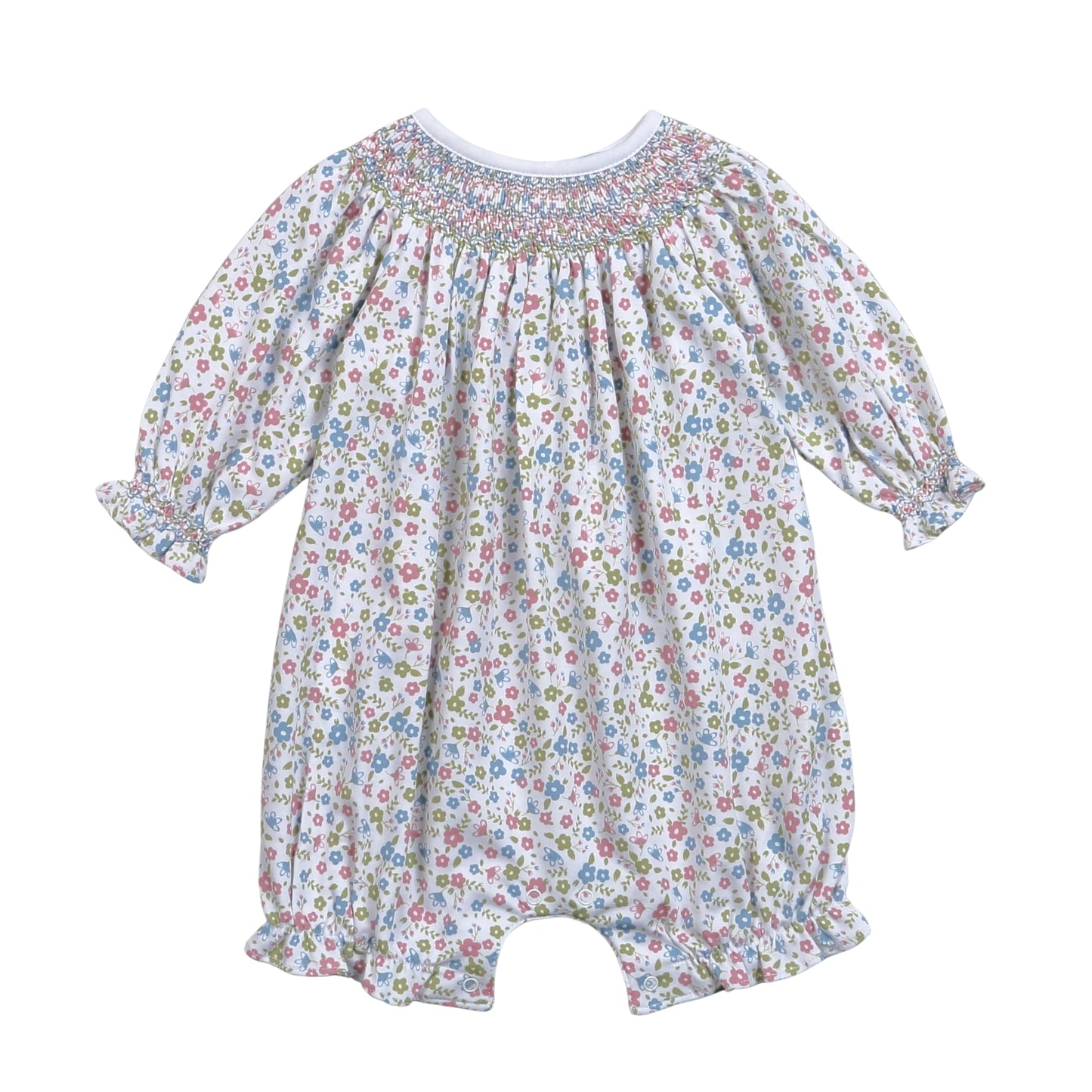 DAR-530 Darlene Pima Hand Smocked Bubble