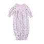 ALA-519 Alana Pima Hand Smocked Bishop Gown