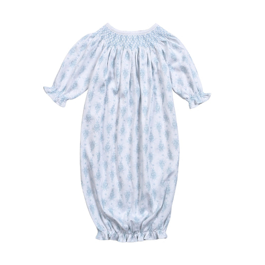 LOT-519 Lottie Pima Hand Smocked Bishop Gown