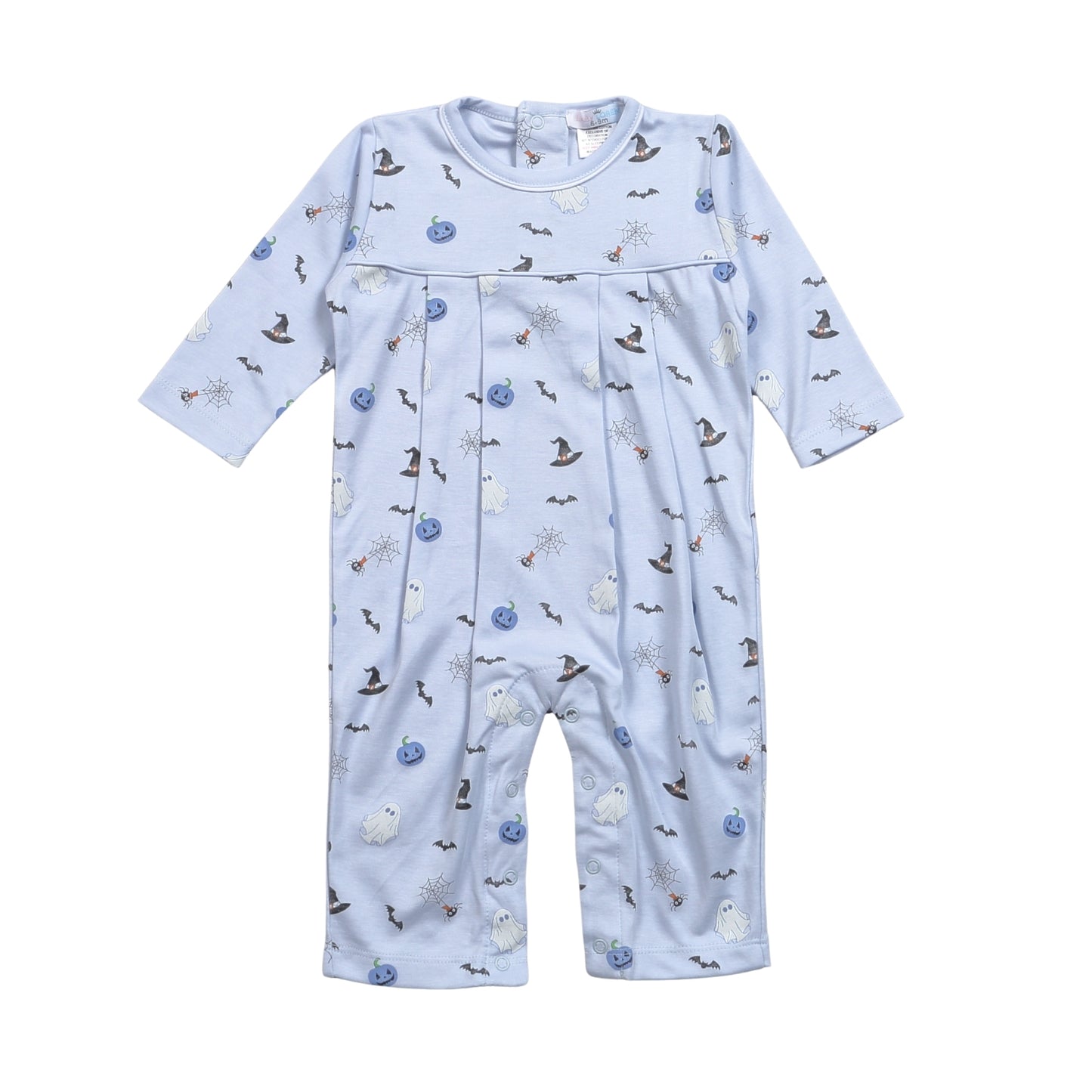 HLW-334 Halloween in Blue Pima Romper