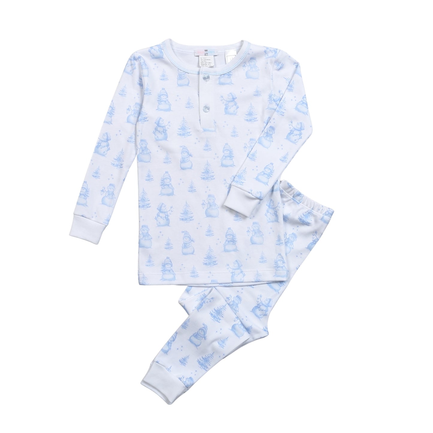 SNW-199 Snowman  Pima Two Pcs Loungewear