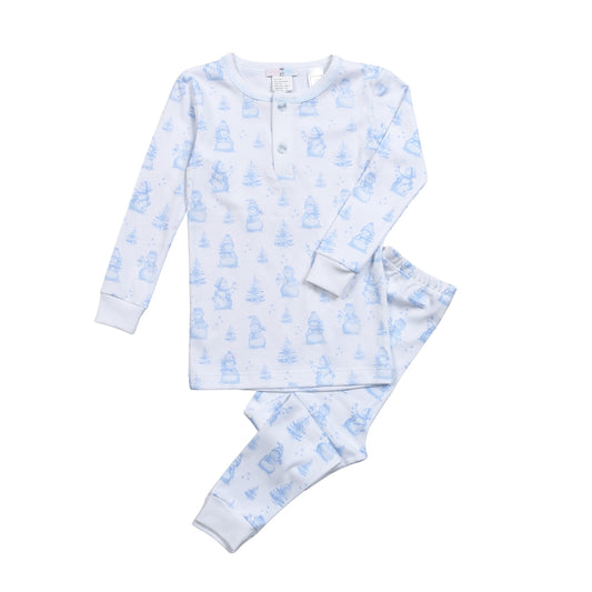 SNW-199 Snowman  Pima Two Pcs Loungewear