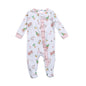 BFX-299 Baby's First Christmas Pima Zipper Footie