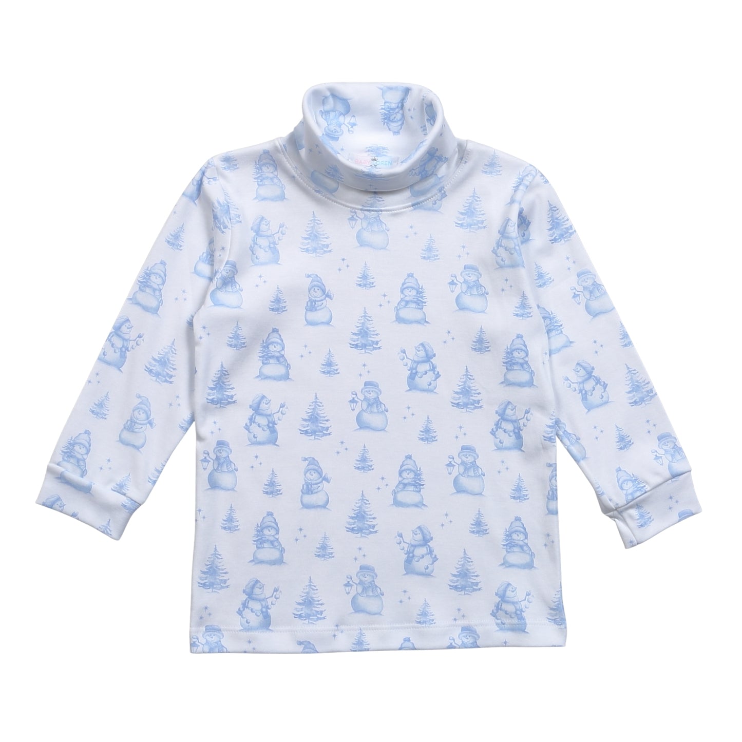 SNW-310 Snowman  Pima Turtleneck top