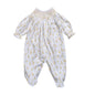 DKS-514 Ducks in the Pond Pima Hand Smocked Bishop Footie