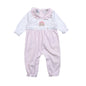 PSS-134 Princess Hand Embroidered Pima  Romper