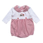 XTN-130 Christmas Train   Hand Embroidered Pima  Bubble