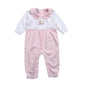 NTV-234 Nativity Hand Embroidered Pima  Romper