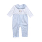 NTV-134 Nativity Hand Embroidered Pima  Romper
