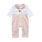 TKD-134 Turkey Day Hand Embroidered Pima  Romper
