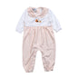 TKD-234 Turkey Day Hand Embroidered Pima  Romper