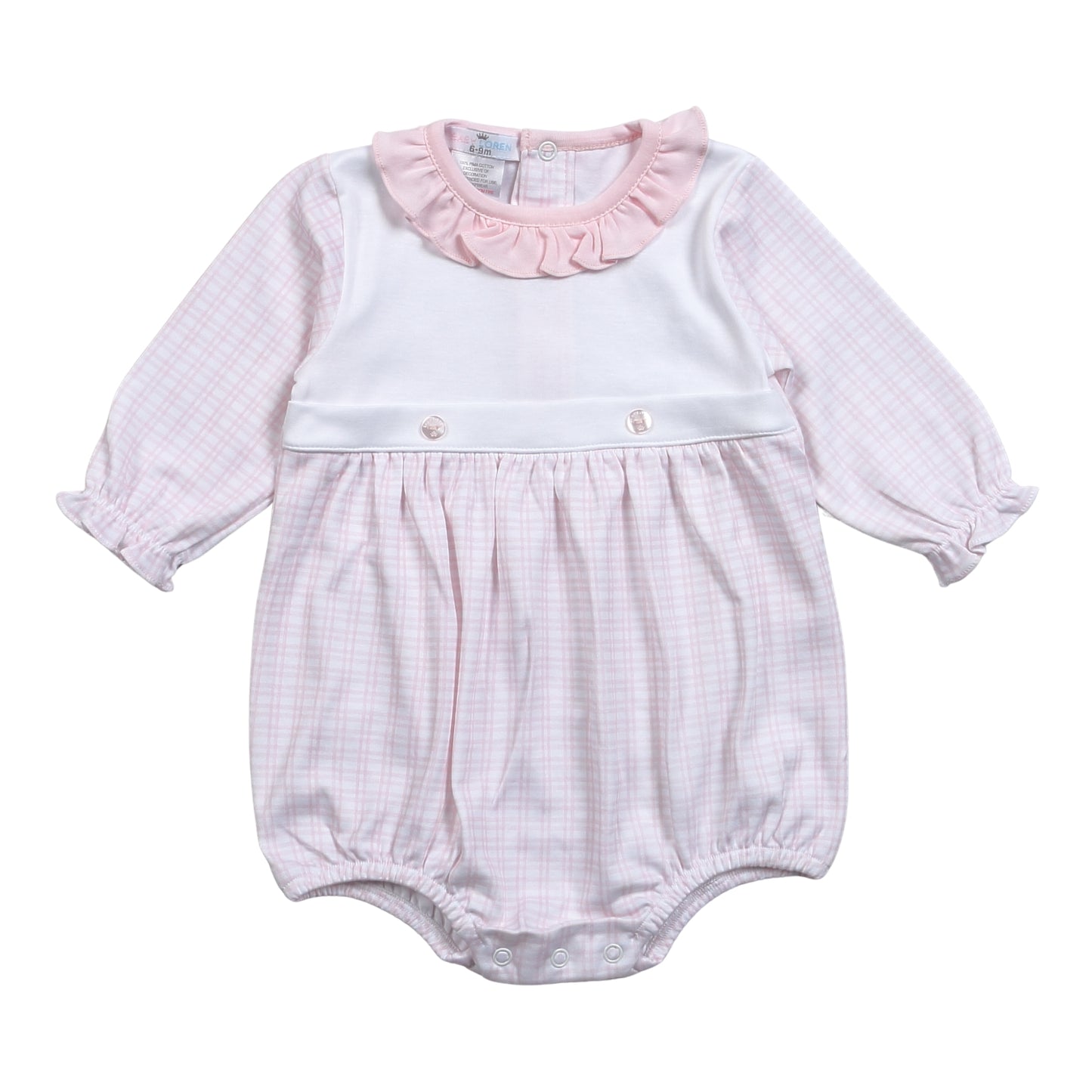 PPD-230 Pink Plaid Pima Bubble