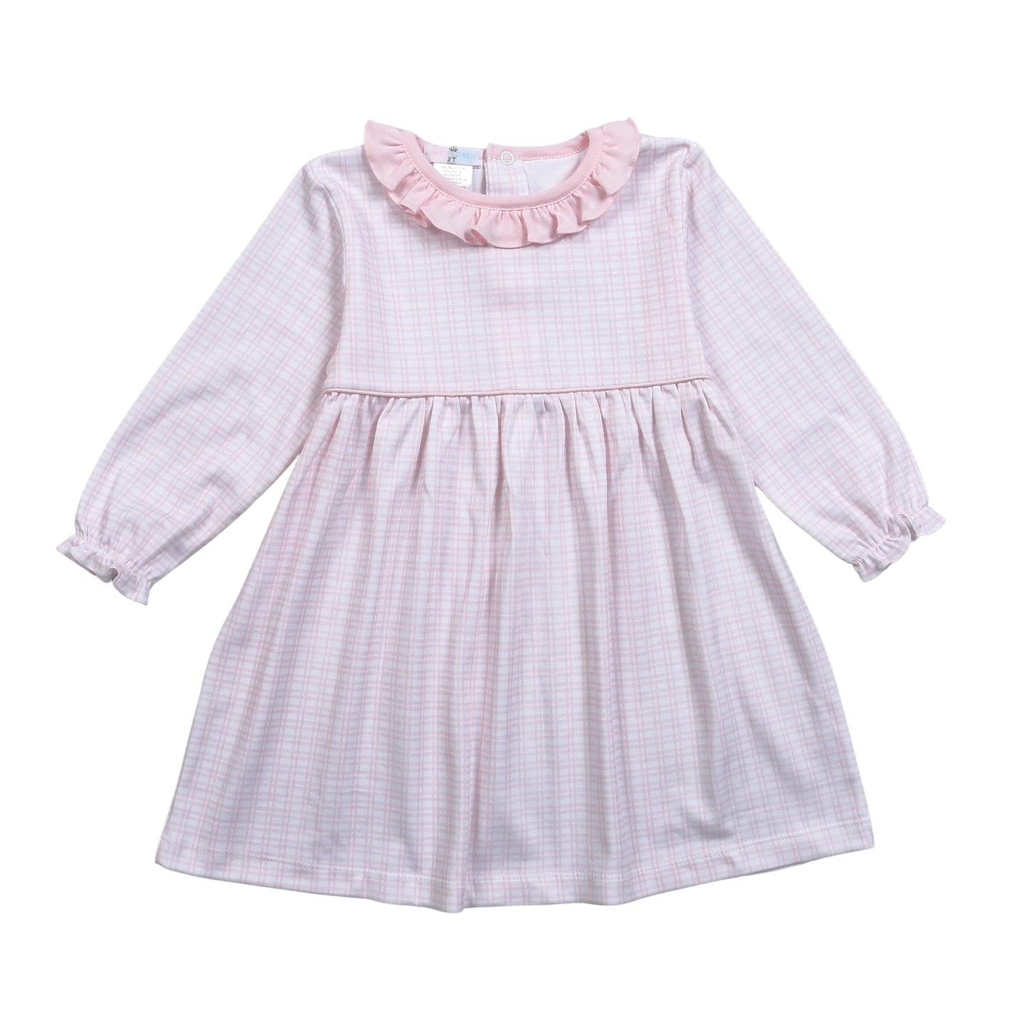 PPD-240 Pink Plaid Pima Dress