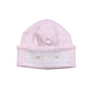 PCL-215 Pink Hand Smocked Pima Beanie