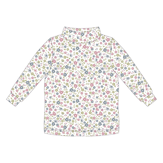 DAR-210 Darlene Pima Turtleneck top