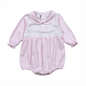 PDS-230 Pink Plaid Two button Pima Bubble