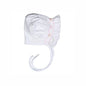 WPK-915 WHITE AND PINK HAND SMOCKED PIMA BONNET