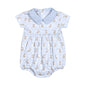 ETR-030 BLUE EASTER BUNNIES PIMA BUBBLE