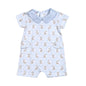 ETR-033 BLUE EASTER BUNNIES PIMA ROMPER