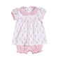 ETR-232 PINK EASTER BUNNIES PIMA BLOOMERS SET
