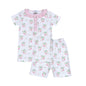 GTR-799 PINK HAPPY GATORS PIMA TWO PIECES LOUGEWEAR