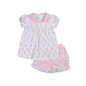 ETR-220 PINK EASTER BUNNIES PIMA SHORT SET