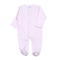 PST-012 Pink Stripes Snap footie.