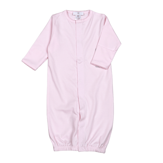 PPP-011 Pink Converter Gown Pink Picot Trim.